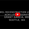 Check out Dr. Garcia’s technique for MCL reconstruction