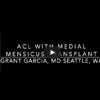 Dr. Garcia demonstrates his technique for combined ACL reconstruction with a medial meniscus transplant.