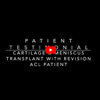 Video testimonial after a revision ACL, meniscus and cartilage transplant in a young athlete